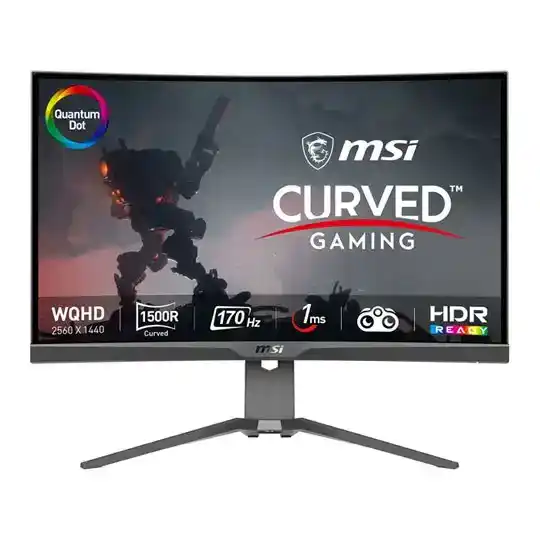 MSI 27" Quad HD 170Hz FreeSync HDR Curved Monitor